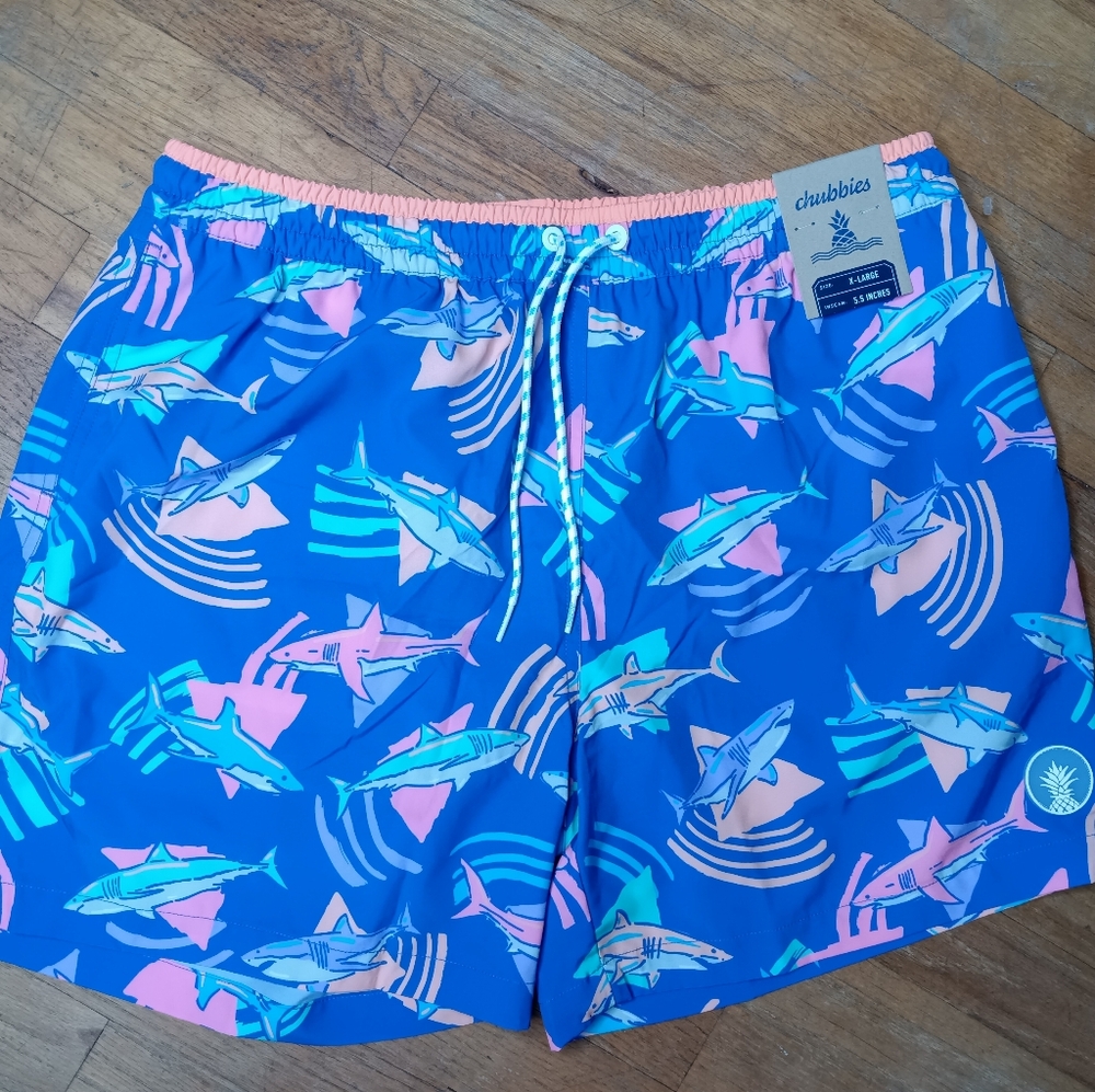 Chubbies swim trunks Men size XL